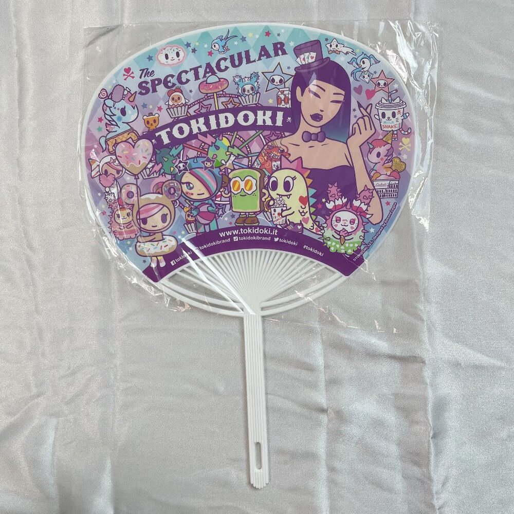 Tokidoki Uchiwa Hand Fan 2023 SDCC Comic Con Exclusive New Sealed Carnival